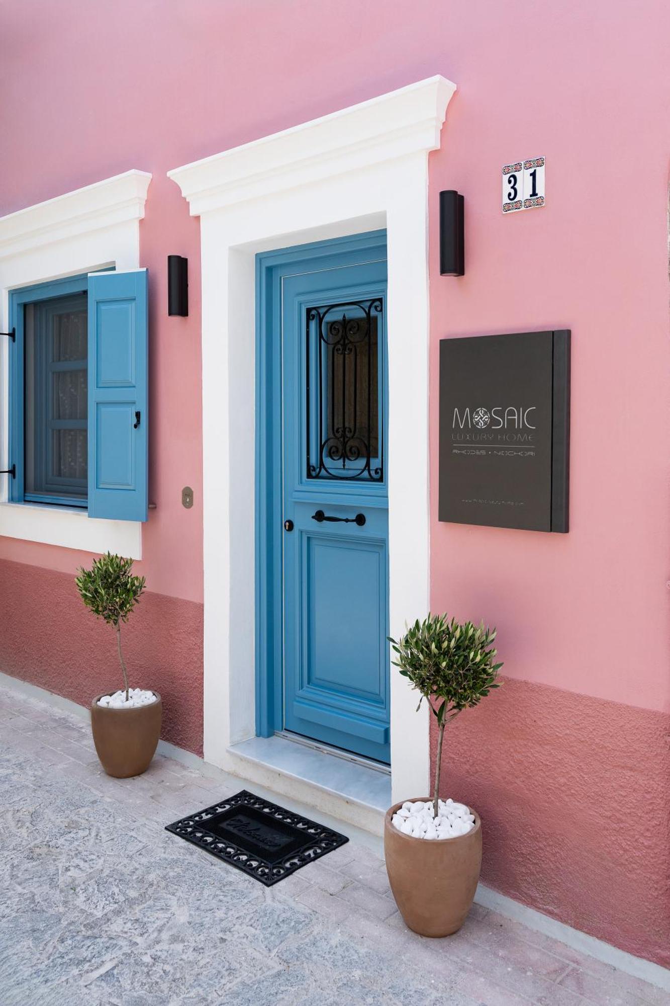 Mosaic Luxury Home Rhodes City Bagian luar foto